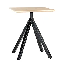 Kovová stolová podnož vyrobená pro velké plochy, výška 72 cm, určená pro stolové plochy do průměru 100 cm