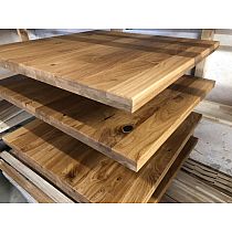 Tischplatte aus Eichenholz Rustikale Eiche - verschiedene Größen
