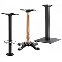 Central table legs