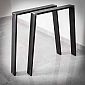 Metal table legs in classic style, 40x45cm (2 pcs)