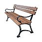 Cast iron bench for garden, park Grace Lite, 150 or 180 cm, 31 kg