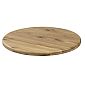 Round oak table top, round Ø70 cm thickness 3.6 cm