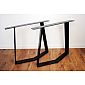 Solid metal table leg "Arrow" 70x72 cm or 80x72 cm (2 pcs)