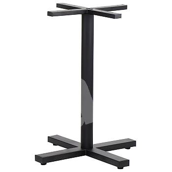 Steel table base 58x58 cm, height 72.5 cm