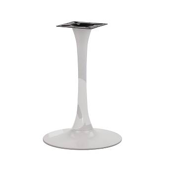 Metal table base, white-gray, diametr 49 cm, height 72.5 cm