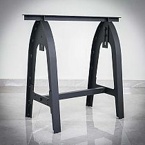 Adjustable metal table legs horseshoe style, 74x80cm (2 pcs)