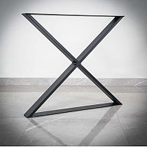 X-type metal table legs (2 pcs) 80x71cm