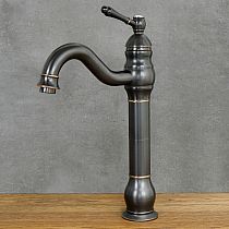 Retro style washbasin faucet h: 330mm