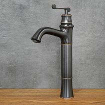 Retro style washbasin faucet h: 360mm