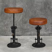 Wild Western style stool with adjustable height: 500-700mm