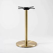 Brass table base, central table leg 41x72cm