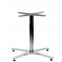 Aluminum table base 71x71 cm, height 58 cm, weight 3.5 kg