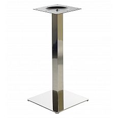 Stainless steel table base 45x110cm, polished surface