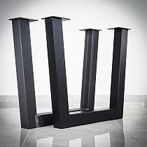 Massive metal table leg Trapeze 82 x 71cm (2 pcs)