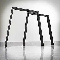 Metal table legs PI made of steel, height 72 cm, bottom width 75 cm, set of 2 pcs.