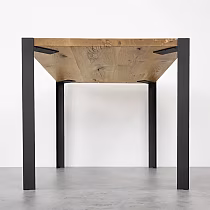 Table legs &amp;quot;Angle&amp;quot; – flat steel bars 6x60x60mm, height 71cm for 75 cm high table, set of 4 pcs.