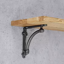 Cast iron shelf support, bracket with dimensions 14x14 cm, &amp;quot;Albion style&amp;quot; - in a set of 2 pcs.