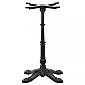 Malmrauast metallist lauajalg, musta värvi, kõrgus 71,5 cm, alumine alus 52 cm, kaal 14,6 kg