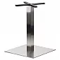Stainless steel table leg, dimensions 55x55 cm, height 72.5 cm, for surfaces up to 90x90 cm