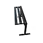 Brīvi stāvošs tērauda kapu soliņš ar PVC dēļiem, garums 72 cm vai 82 cm