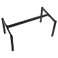 Metal table frame, height 42 cm, adjustable length 80-130 cm, black color