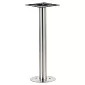 Central table leg made of metal, fixed to the floor, diameter 25 cm