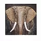 3D metal wall art Elephant