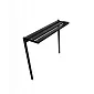 Metallist pink kalmistul kasutamiseks PVC plaatide ja langetusmehhanismiga, laius 73 või 83 cm