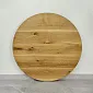 Oak round table top with natural oil, thickness 4 cm, diameters 60 cm, 80 cm, 100 cm