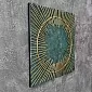 3D metal art, metal painting Sun, size 60x60cm