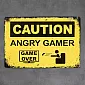 dekoratyvine-sienine-lekste-angry-gamer-1-30x20-cm