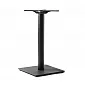 High-end metal central table base made of steel, for table top up to 80x80 cm, height 72 cm, weight 17 kg, several colours