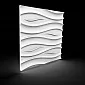 Decorative wall panels made of polystyrene The depth, 60x60cm, white color, paintable, set of 12 pcs