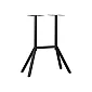 Metal bar table base made from steel, height 106 cm, black or white color, for large-size table tops - up to 140x70 cm, for bar tables