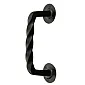 Highest quality steel twisted metal handle for sliding doors, length 19 cm, set of 4 pieces