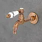 Messingist seinale kinnitatav segisti, värvus Rose Gold, kõrgus 10 cm, tila pikkus 18 cm
