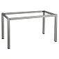 Powder coated metal table frame with square legs, 72.5x56 cm, various frame colors