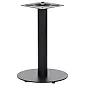 Metal central table leg, black, Ø40 cm, height 57 cm