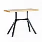Metalinis stalo pagrindas 43x85x74cm, skirtas didelio dydžio stalviršiams iki 160x80 cm