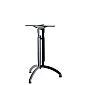 Metal tri-leg contemporary central table base, height 60 cm, bottom plate dimensions 60x60 cm