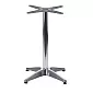 Aluminum central table base, adjustable height 70.5-72 cm, bottom base size 58x58 cm, weight 6.1 kg