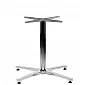 Aliuminio stalo pagrindas 71x71 cm, aukštis 58 cm, svoris 3,5 kg