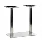 Stainless steel table base 40x70x72,5cm, matte surface