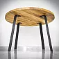 L-shape massive steel flat rod table legs, height 73 cm, 4 pcs set