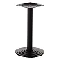 Cast iron table base with central column, bottom plate diameter 43 cm, height 72 cm