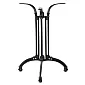 Cast iron table base, 3 feet, 54x54 cm, height 72,5 cm, suitable for tabletops up to D90 cm, weight 12.8 kg