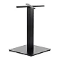 Central metal table base made of steel, height 73 cm, foot dimensions 50x50 cm, weight 17.5 kg
