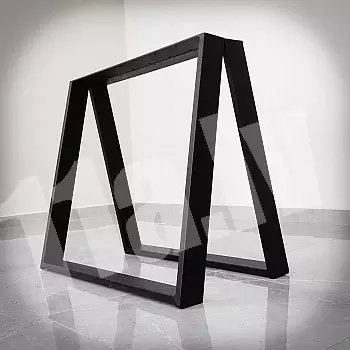 Metallist lauajalad ruudukujulised, 75x72cm (2 tk)
