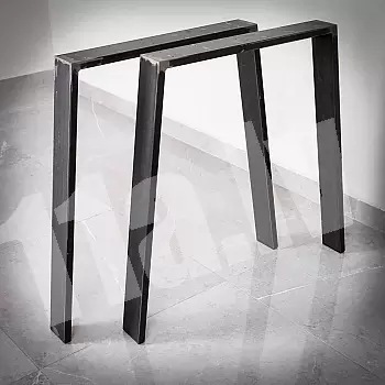 Metalinės stalo kojos klasikinio stiliaus, 40x45cm (2 vnt)