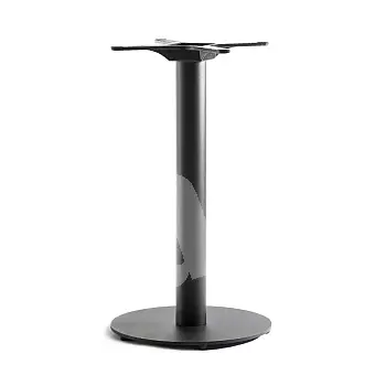 Terasest lauaalus, kõrgus 72 cm, põhjaplaadi läbimõõt 40,5 cm, kaal 15 kg, lauaplaatidele kuni D 80 cm